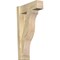 Ekena Millwork Funston Block Rough Sawn Outlooker, Douglas Fir, 6"W x 16"D x 28"H OUT06X16X28FST05RDF - alternate 1